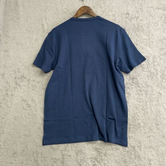 NEW Banana Republic Men's L Luxe Touch Performance T Shirt Short sleeve Blue - Picture 4 of 6